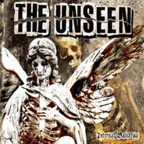 CD cover: skeletal angel with wings, dark and textured background.