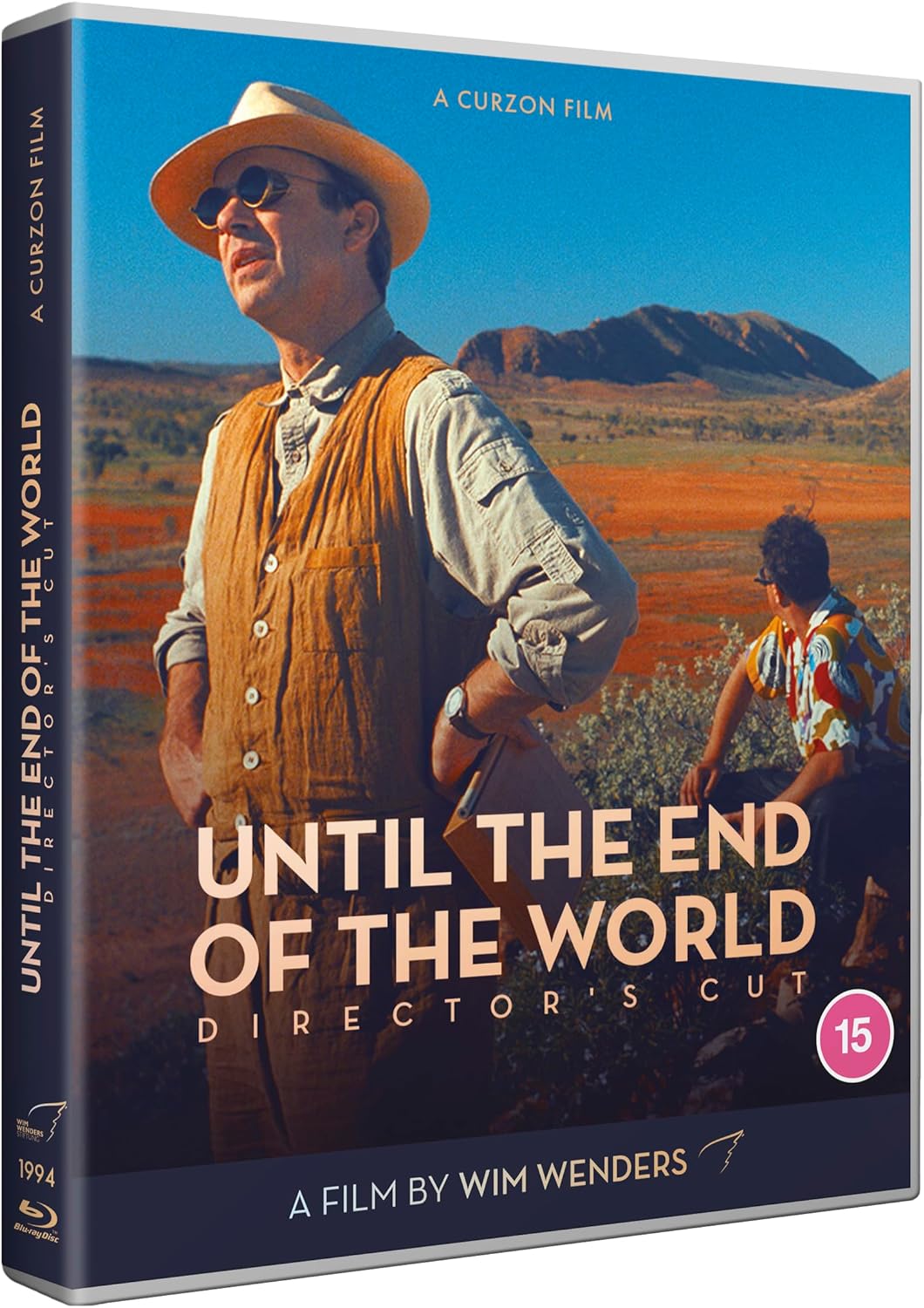 Blu-ray cover for “Until The End Of The World” featuring a man in a desert.