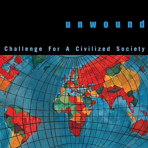 Album cover showing a colorful world map with a black grid overlay and text.