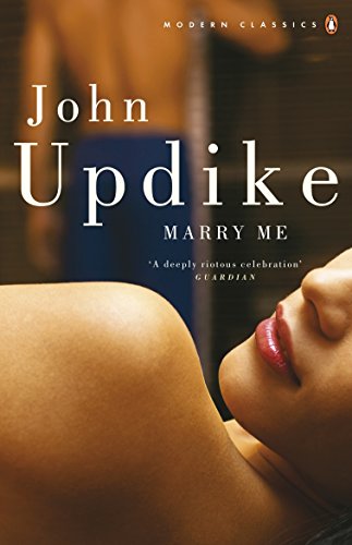 Book cover: "Marry Me" by John Updike, featuring partial figures in embrace.