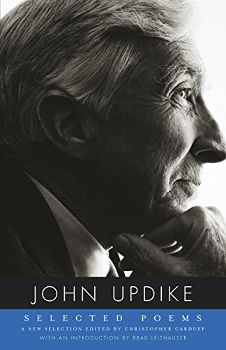Book cover: "Selected Poems" by John Updike, with portrait.