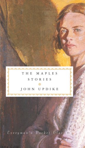 Book cover: “The Maples Stories” by John Updike, portrait painting.