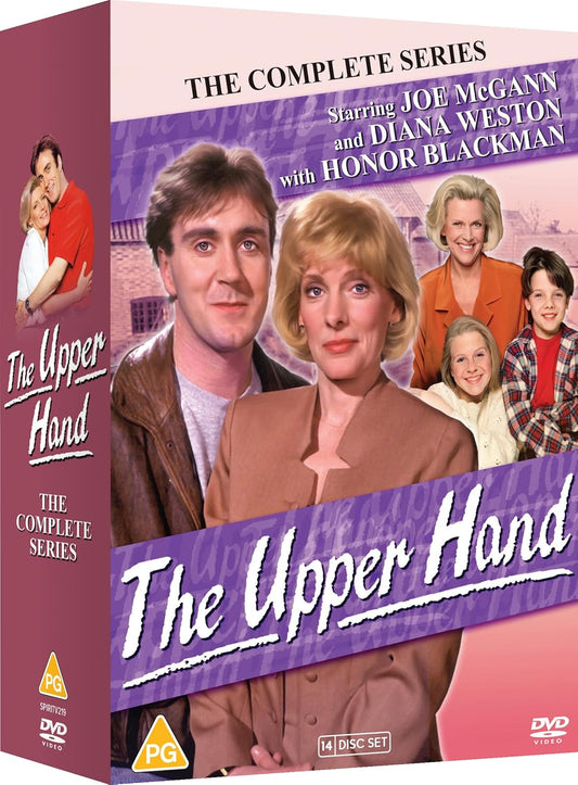 DVD cover for "The Upper Hand" featuring cast portraits and series title.