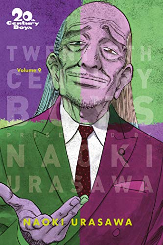 Manga cover featuring a split-tone portrait of an older man in a suit.