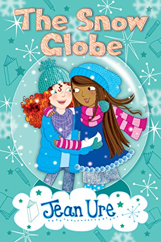 Book cover: two girls in winter hats inside a snow globe.