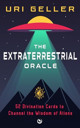 Book cover featuring a UFO, text reading "The Extraterrestrial Oracle", and mountains.