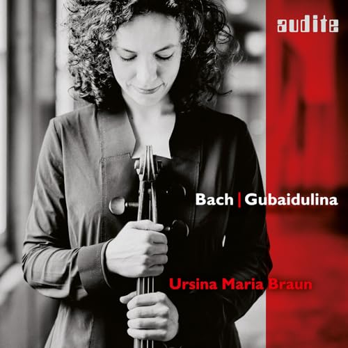 CD cover featuring violinist Ursina Maria Braun in a dark jacket.