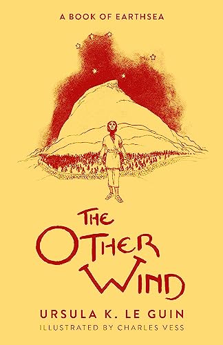 Book cover: a lone figure stands before a mountain and trees.