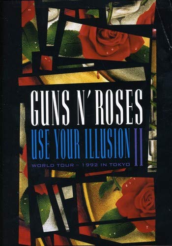 Guns N' Roses "Use Your Illusion II" concert DVD cover with roses.