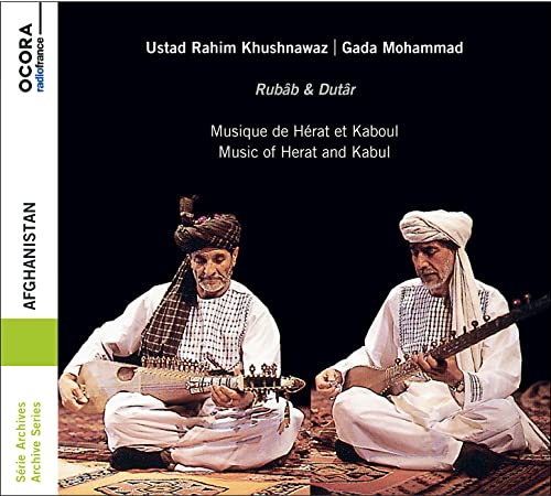 CD cover featuring two Afghan musicians with traditional instruments.