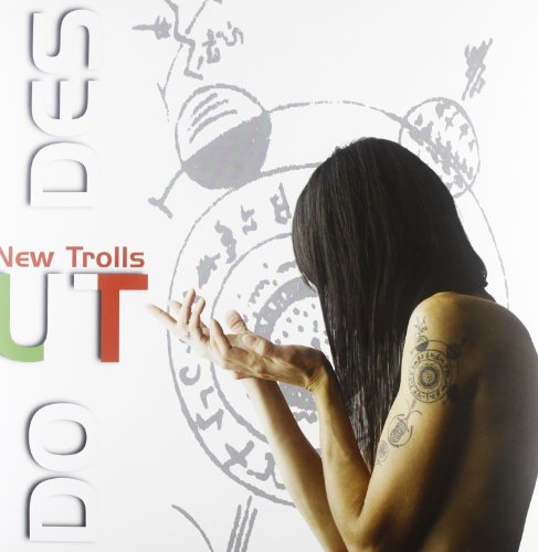 Album cover for New Trolls’ “Do Ut Des” featuring a person with tattoos.