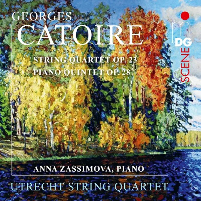 CD cover: Autumn trees, text “Catoire String Quartet” and artist names.
