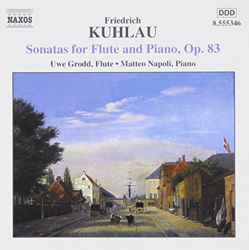 CD cover for Kuhlau flute sonatas featuring a landscape painting.