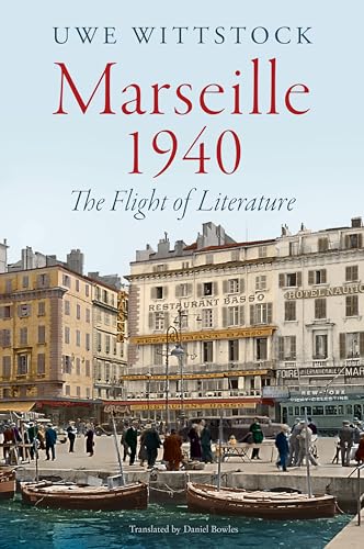 Book cover showing a historic Marseille harbor scene with boats and buildings.