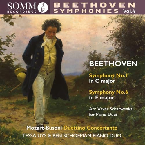 CD cover for Beethoven Symphonies, Vol. 4 featuring a portrait of Beethoven.