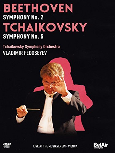 DVD cover featuring conductor Vladimir Fedoseyev and text: Beethoven & Tchaikovsky.