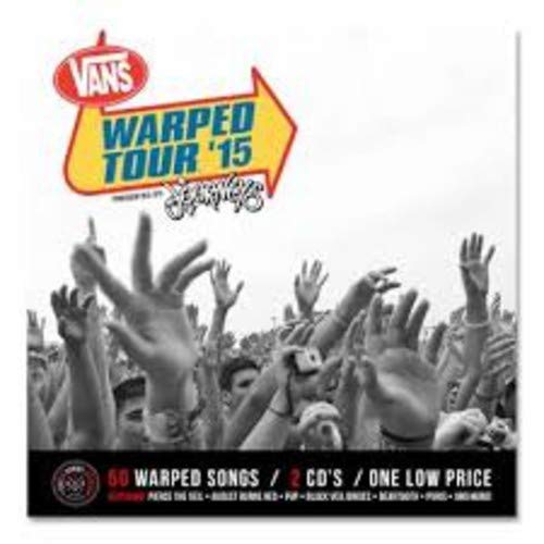 CD cover for 2015 Warped Tour compilation, showing a crowd with raised hands.