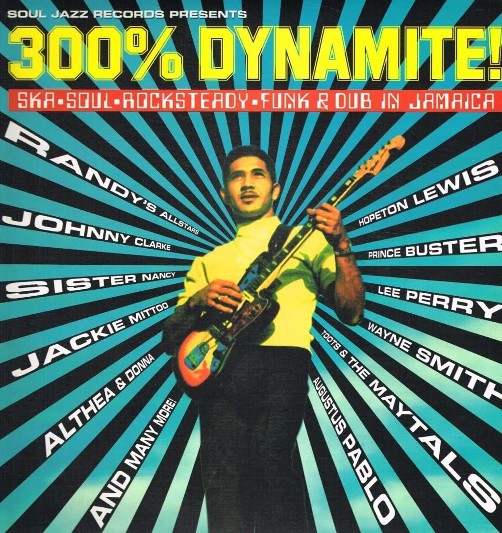 CD cover featuring Hopeton Lewis with Jamaican music artists’ names.
