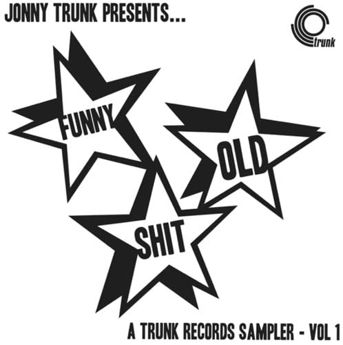 CD cover with black stars and white text: "Funny Old Shit.