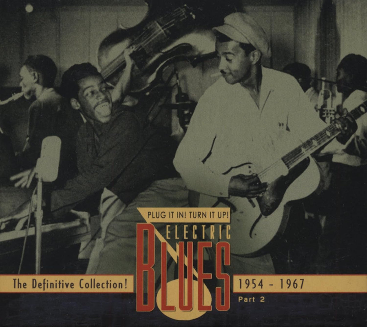 Vintage CD cover featuring a 1960s electric blues band performing.