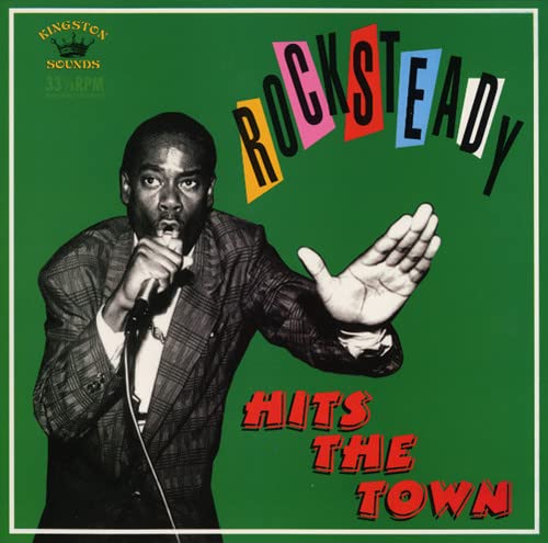 Album cover featuring a singer with a microphone on a green background.