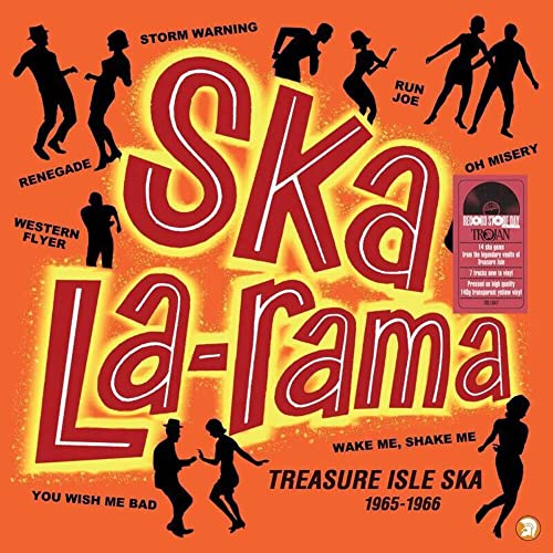 Album cover for "Ska La-Rama: Treasure Isle Ska 1965-1966" with dancing figures.