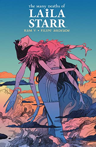 Comic book cover featuring a stylized, reclining woman amidst clouds.