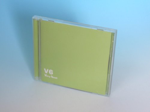 Light green CD case with "V6 Very Best" text on the cover.