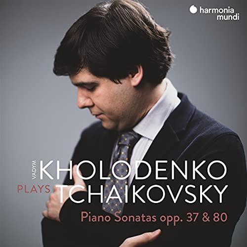 CD cover featuring pianist Vadym Kholodenko in a dark suit.