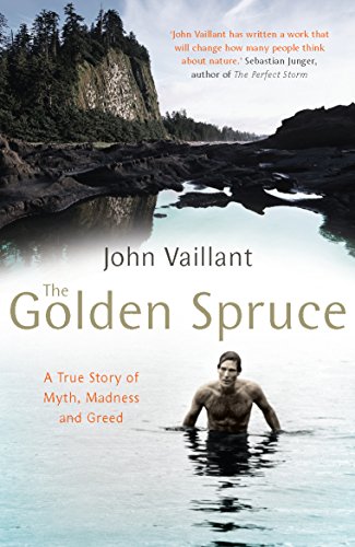 Book cover showing a man swimming in water with a rocky shoreline in background.