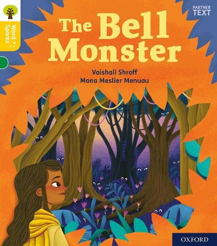 Book cover: girl with long hair, forest, and large title text.