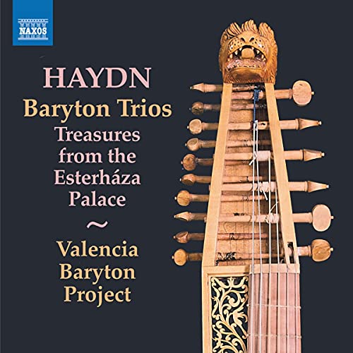 CD cover featuring a wooden stringed instrument with a lion head against a dark background.