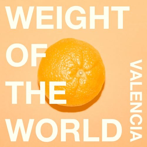 Orange fruit centered on a pale orange background with white text.