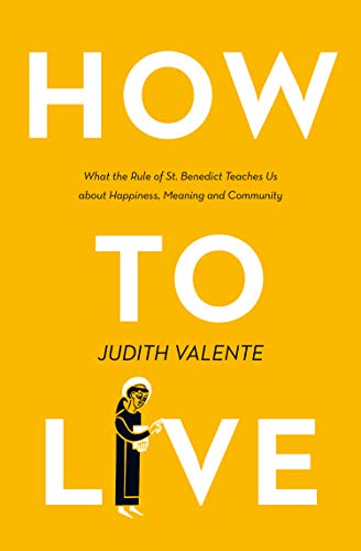 Book cover with yellow background, white text, and a small illustration of a monk.