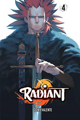 Radiant Volume 4 cover: man with red hair holding a sword.