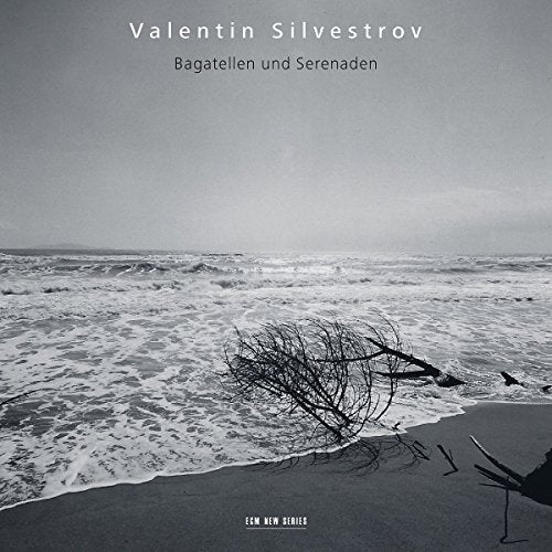 CD cover for Valentin Silvestrov's "Bagatellen und Serenaden" with ocean scene.