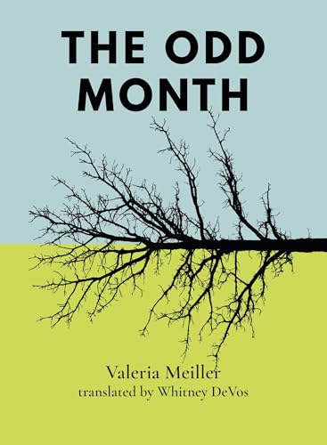 Book cover: "The Odd Month" with a silhouetted tree against a blue and yellow background.