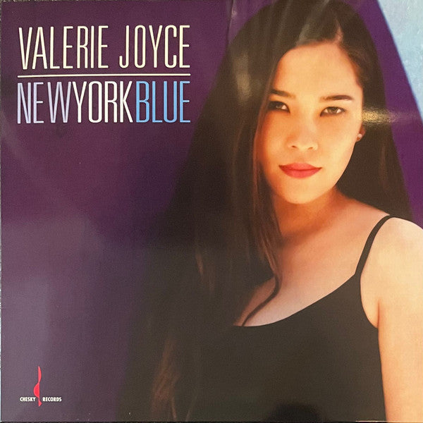Album cover for Valerie Joyce’s “New York Blue” featuring a portrait.