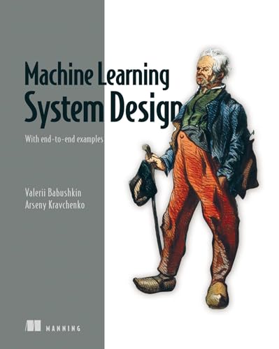 Book cover: "Machine Learning System Design" with portrait of a man.
