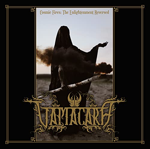 CD cover: hooded figure standing with staff against a hazy sky.