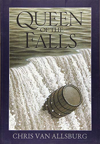 Book cover: “Queen of the Falls” with a waterfall and barrel image.