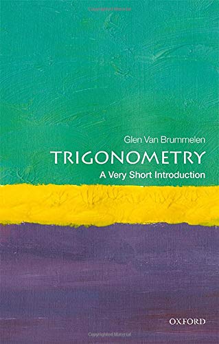 Book cover with teal, yellow, and purple bands and the title Trigonometry A Very Short Introduction.