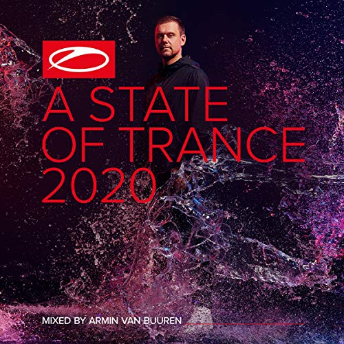 Armin van Buuren’s “A State of Trance 2020” album cover with red text.