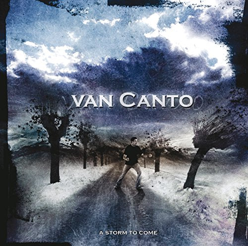 CD cover for Van Canto’s “A Storm To Come” with a lone figure.