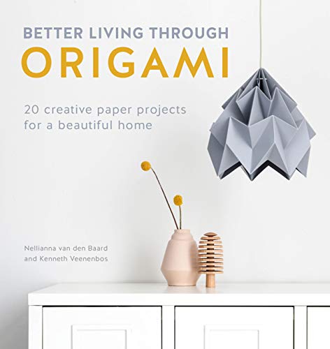 Book cover featuring an origami lampshade and home decor objects.