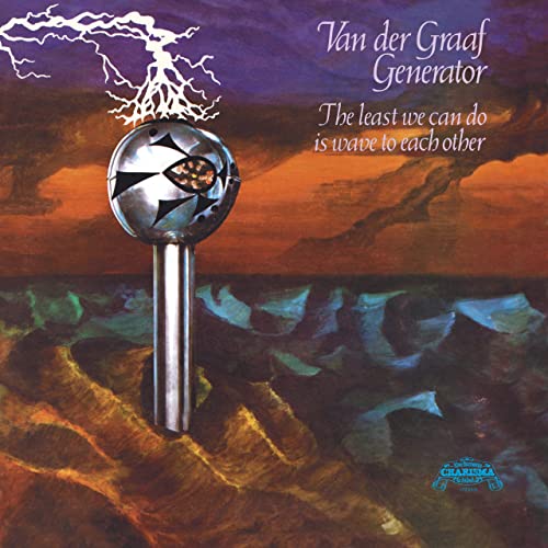 Album cover for Van Der Graaf Generator with a metallic sphere and lightning.