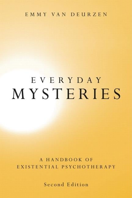 Yellow book cover with black text: "Everyday Mysteries" and "Existential Psychotherapy.