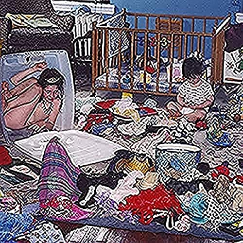 Album cover for Sharon Van Etten’s “Remind Me Tomorrow” with chaotic bedroom scene.