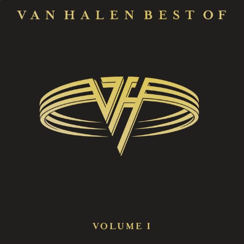 Van Halen Best Of Volume 1 CD cover with gold logo on black background.