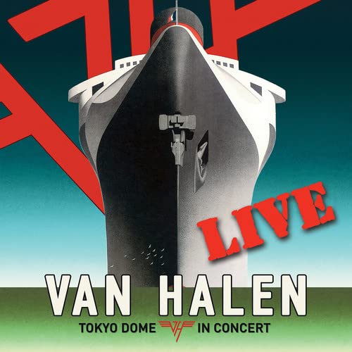 Van Halen “Tokyo Dome in Concert” CD cover with ship illustration.